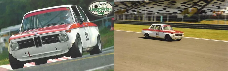 BMW 2002 TI — original historischer Rennwagen mit FIA-Wagenpass, eingesetzt im FHR Langstreckencup